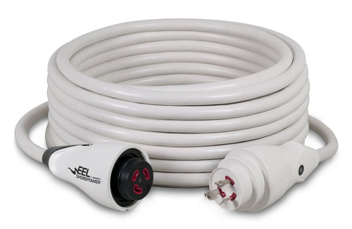 EEL Cordset Marinco CS30-50W, 30A 125V, 50', White