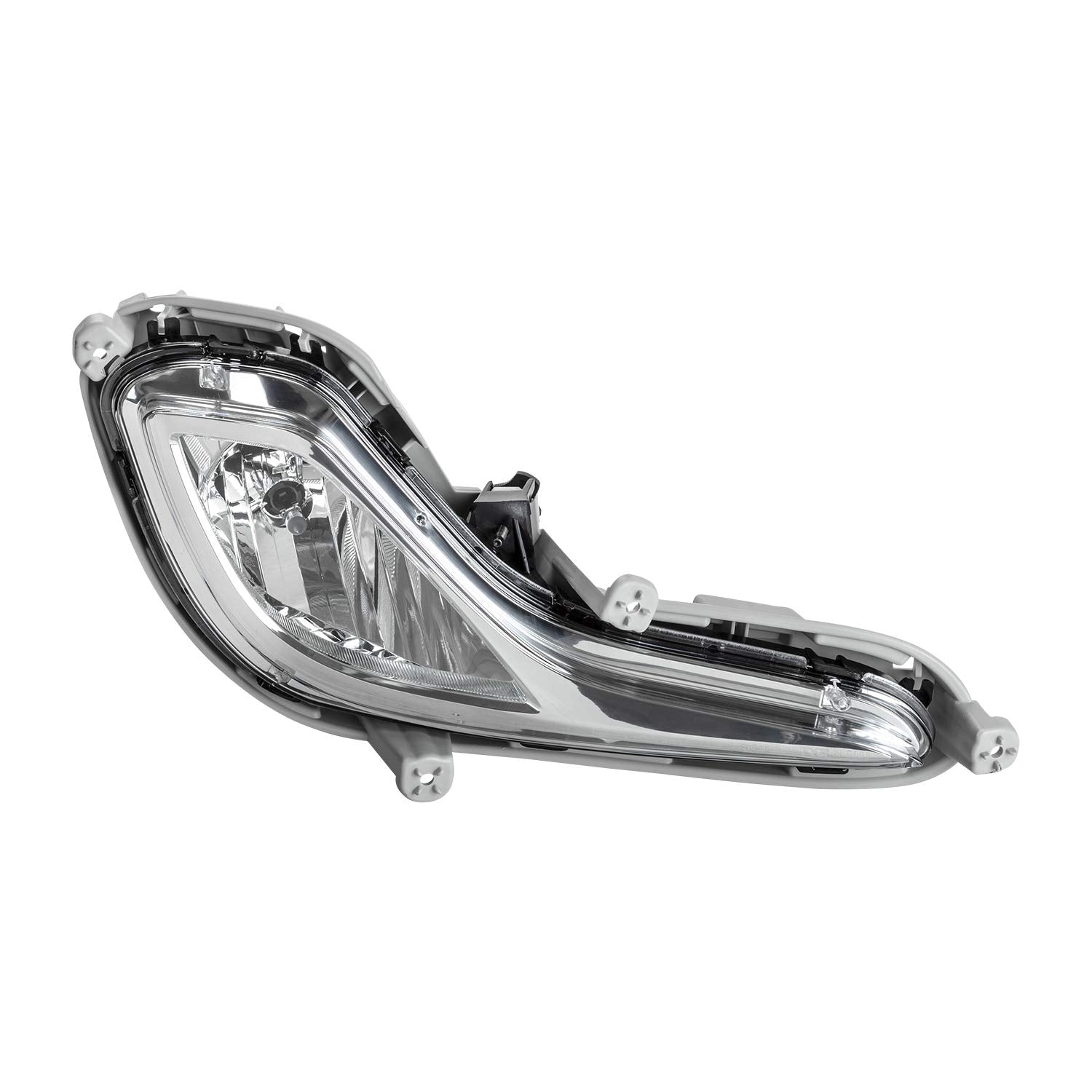 Right TYC Fog Light Assembly Compatible with 2012-2017 Hyundai Accent