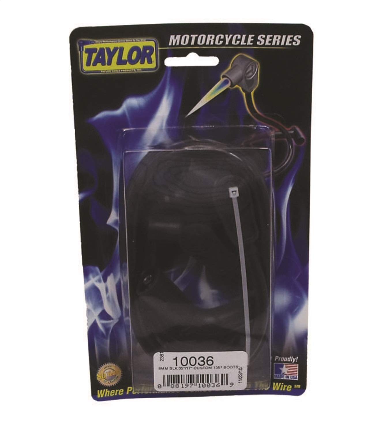 10036 Taylor Cable 8mm Spiro-Pro black 35/17in custom MC 135