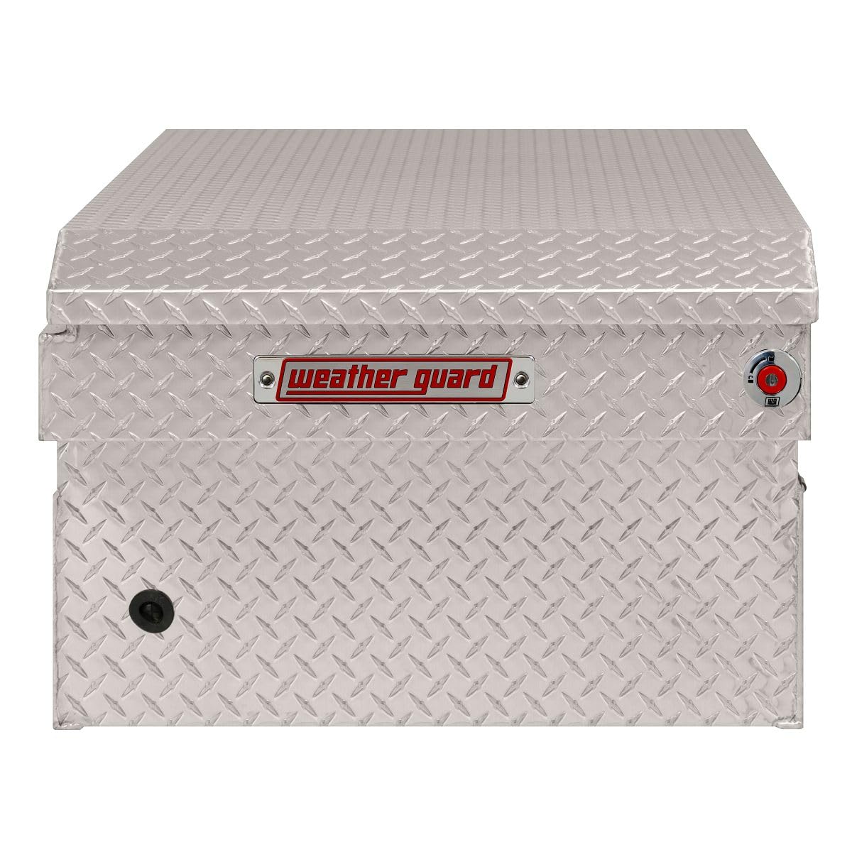 Weather Guard Saddle Box Model 117-0-04, Aluminum, Full Extra Wide, Clear, 14.4 cu ft