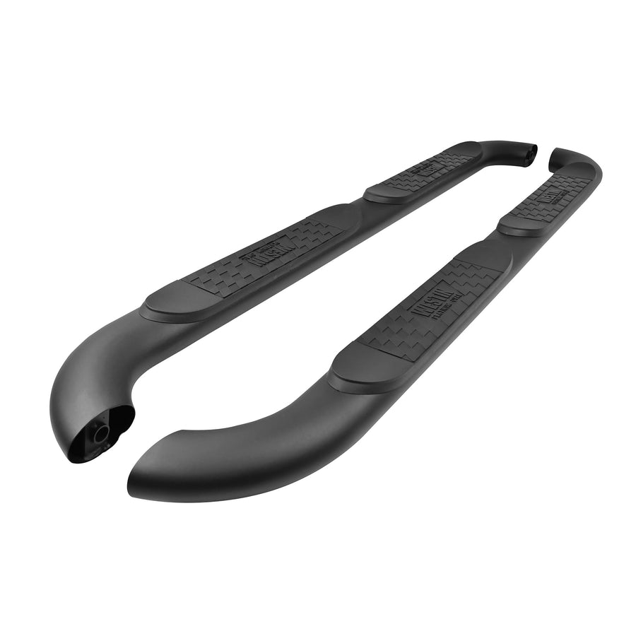 Westin Platinum 4 Oval Nerf Bars 21-4065 fits 2018-2025 Wrangler JL Unlimited 4Door Black Pair