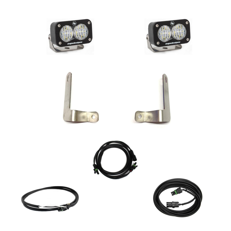 Baja Designs Dual S2 Sport LED Reverse Light Kit Light for Dodge 1500 TRX 2021-22 Truck (Wide Cornering; Clear)