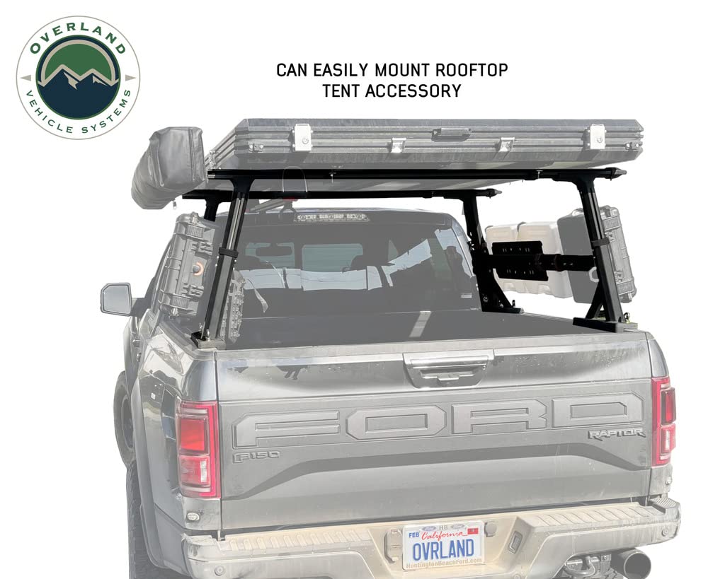 8.0' Truck Bed Overland Freedom Rack Systems, Uprights, Cross Bars and Side Support Bars