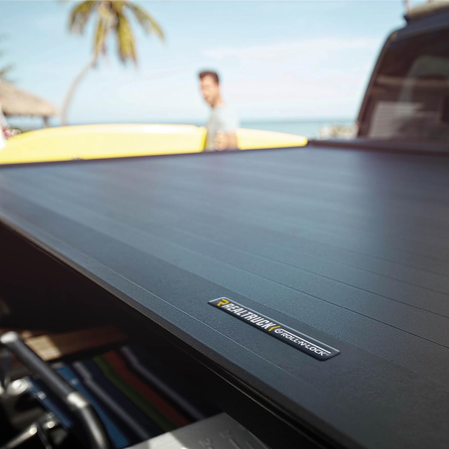 Roll-N-Lock E-Series Retractable Truck Bed Tonneau Cover | RC223E | Fits 2019 - 2025 Chevy/GMC Silverado/Sierra, works w/ MultiPro/Flex tailgate (w/o Carbon Pro Bed) 5' 10" Bed (69.9")