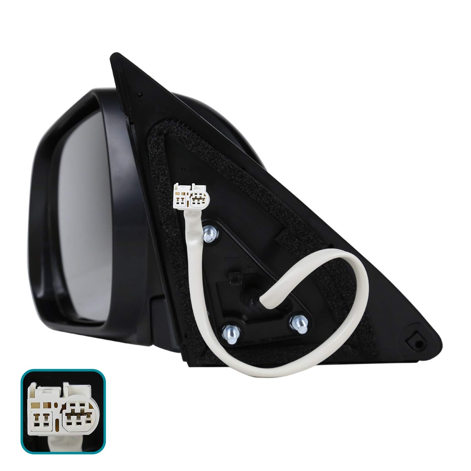 7-Pin Spec-D Tuning Power Heated w/Puddle Lamp Left Driver Side Mirror Compatible with Toyota Highlander 2008-2013