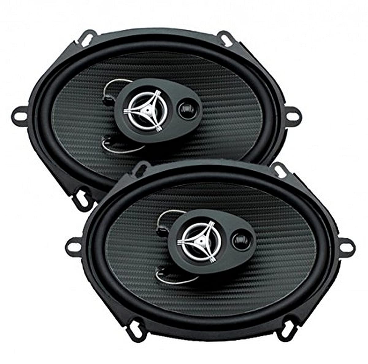 EF-573 Power Acoustik 5"x7" 3-Way Coaxial Speaker 200W