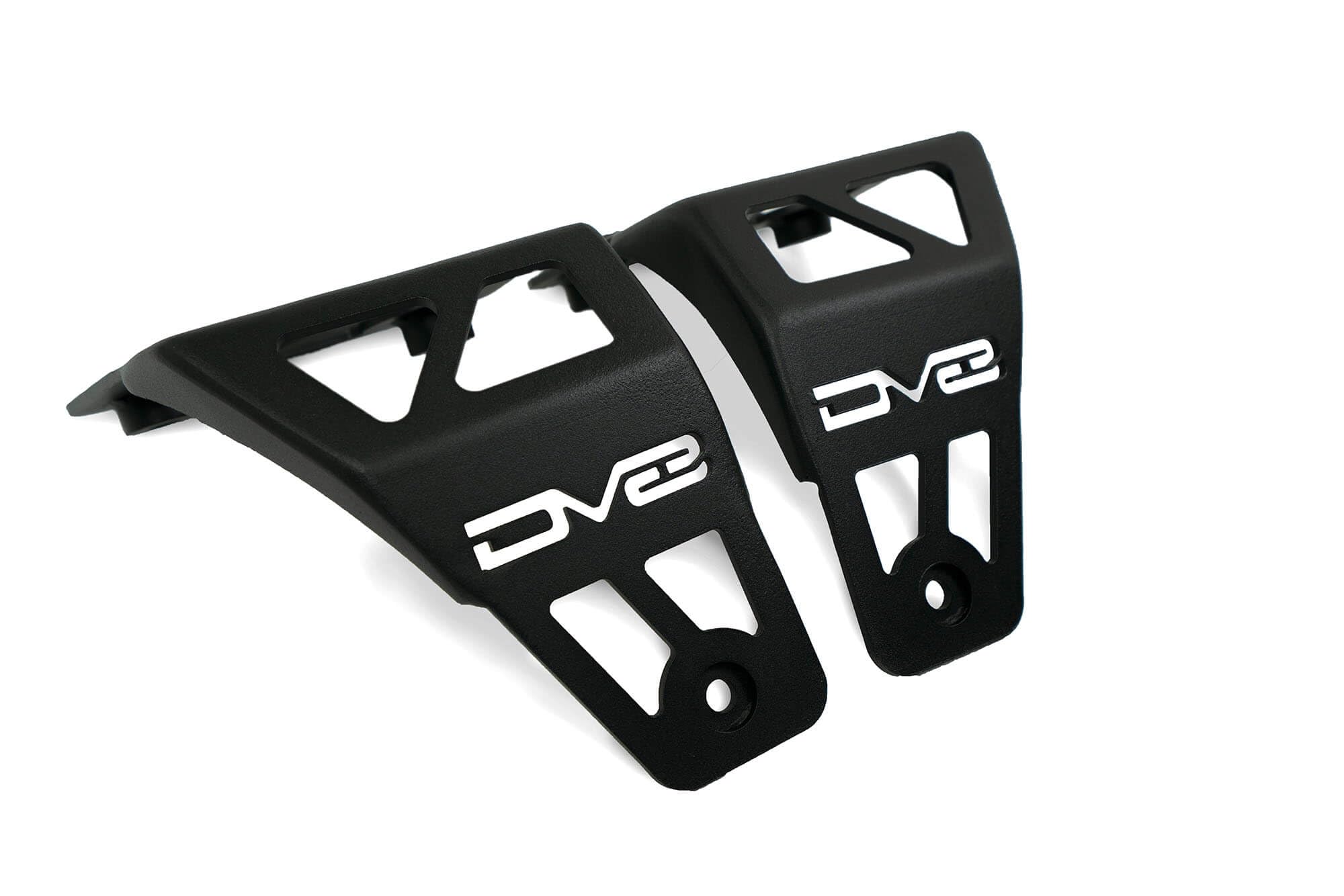 Dual LED Pod Light Mounts for Wrangler JL Rubicon 392 2020-2025 & Gladiator JT Mojave Edition | A-Pillar Mounted | Mounts 2 Light Pods Per Side | Driver & Passenger Side Pair | DV8 Offroad