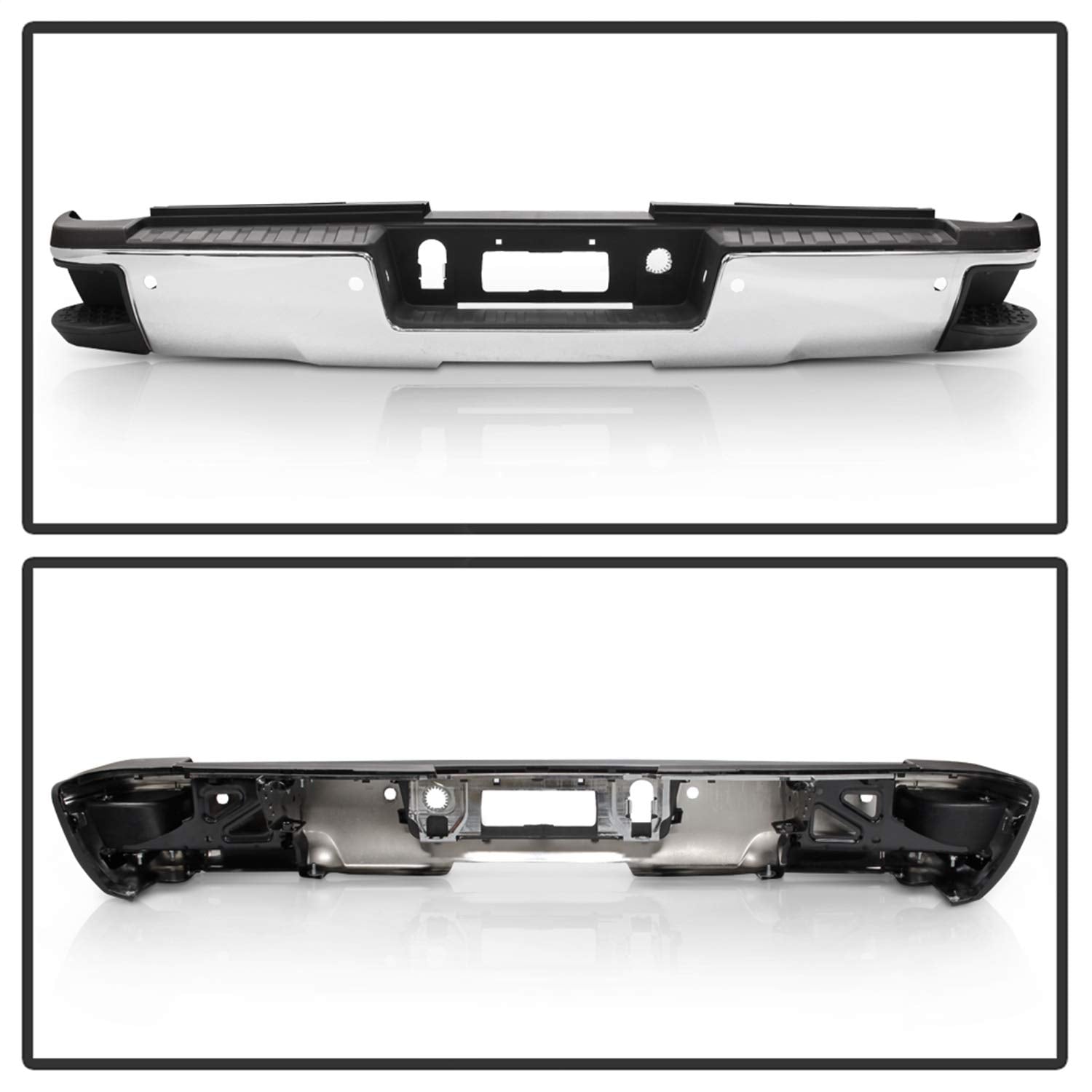 Rear Xtune Steel Bumper (RB-CS14-2500-WS-SET-C)