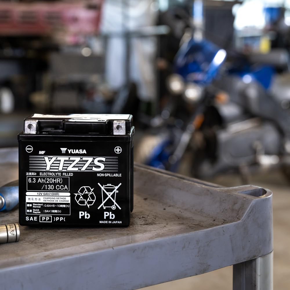 Yuasa YTZ7S Factory Activated YTZ High Performance AGM Battery