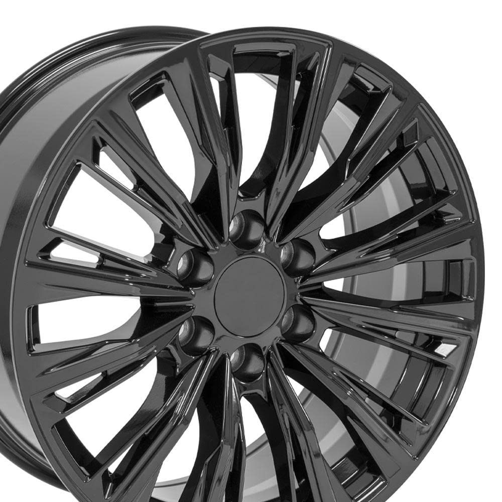 20 Inch OE Wheels CA93 Rim Fits Escalade-V Series Style 6x139.7 20x9 Gloss Black - Hollander 4869 (1)