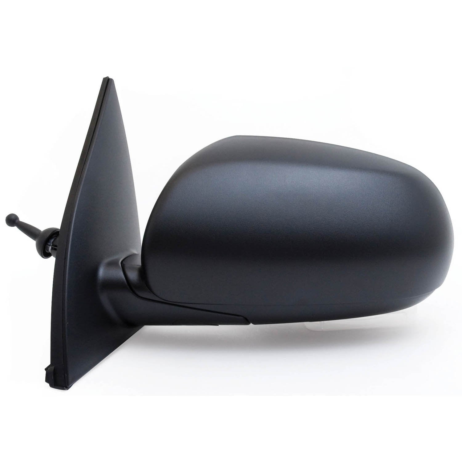 Fit System Side Driver Mirror for Hyundai Accent Sedan/Hatchback, Textured Black, Foldaway, Manual Remote
