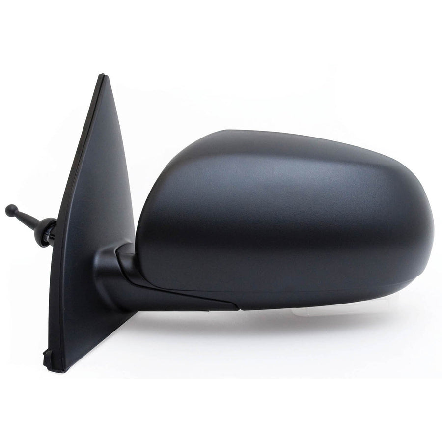 Fit System Side Driver Mirror for Hyundai Accent Sedan/Hatchback, Textured Black, Foldaway, Manual Remote
