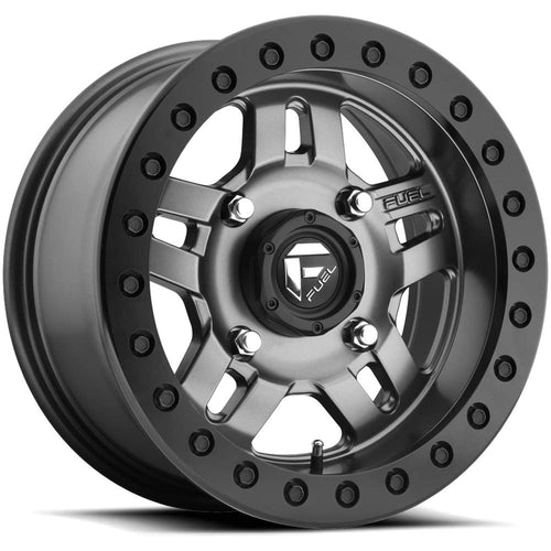 UTV FUEL ANZA BL - OFF ROAD ONLY MATTE GUN METAL ANZA BL - OFF ROAD ONLY 15x7 4x137.00 MATTE GUN METAL (38 mm) AUTOMOTIVE RIM
