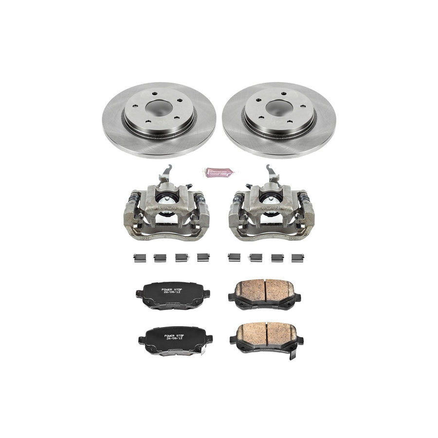 Power Stop KCOE4569A 1-Click Autospecialty OE Replacement Brake Kit with Calipers For Dodge Journey 2009-2012 [Model Specific]