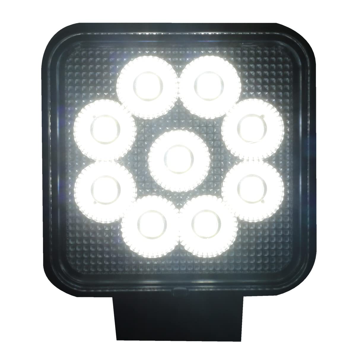 Race Sport Lighting 36-Watt Auxiliary Light Fit 4-inch Square IQ Series Auxiliary LED Flood Beam RS4IQ36WS