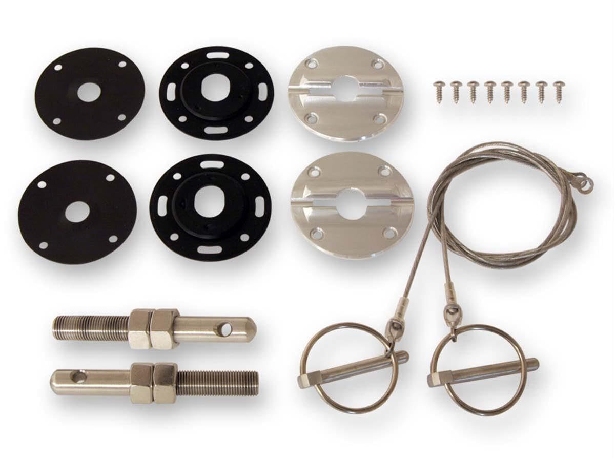 64-73 Scott Drake Classic - Billet/Ss Hood Pins Set (S1MS-16892-K)