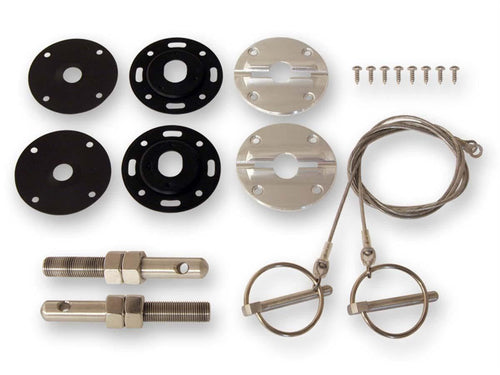 64-73 Scott Drake Classic - Billet/Ss Hood Pins Set (S1MS-16892-K)