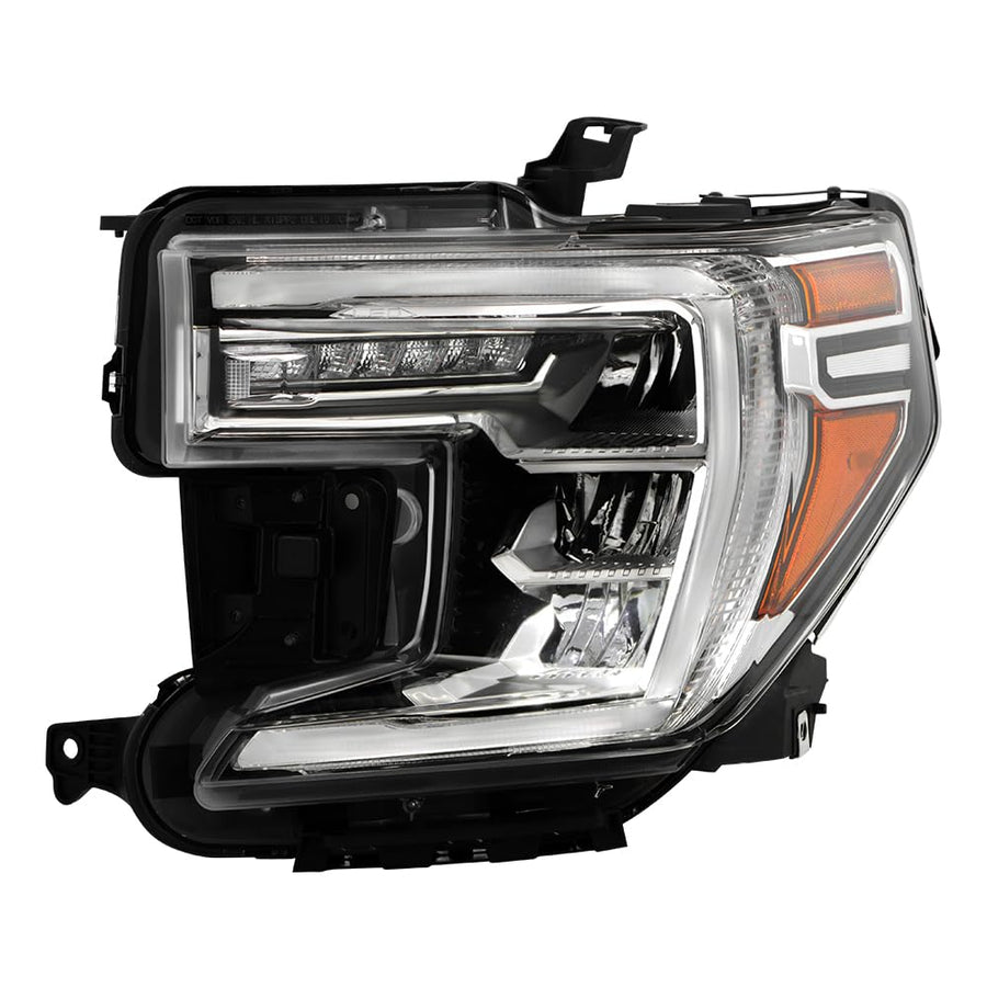 GMC Sierra 1500 19-22 Spyder (POE) Full LED w/LED Signal high Low Beam Headlight - OE Left