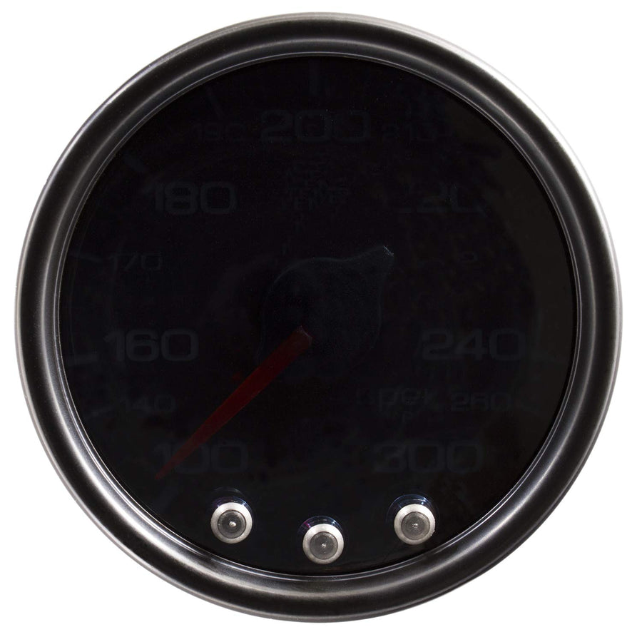Auto Meter Gauge P32252, Oil Temp, 2 1/16", 300ºf, Stepper Motor W/Peak & Warn, Smoke/Blk, Spek-Pro