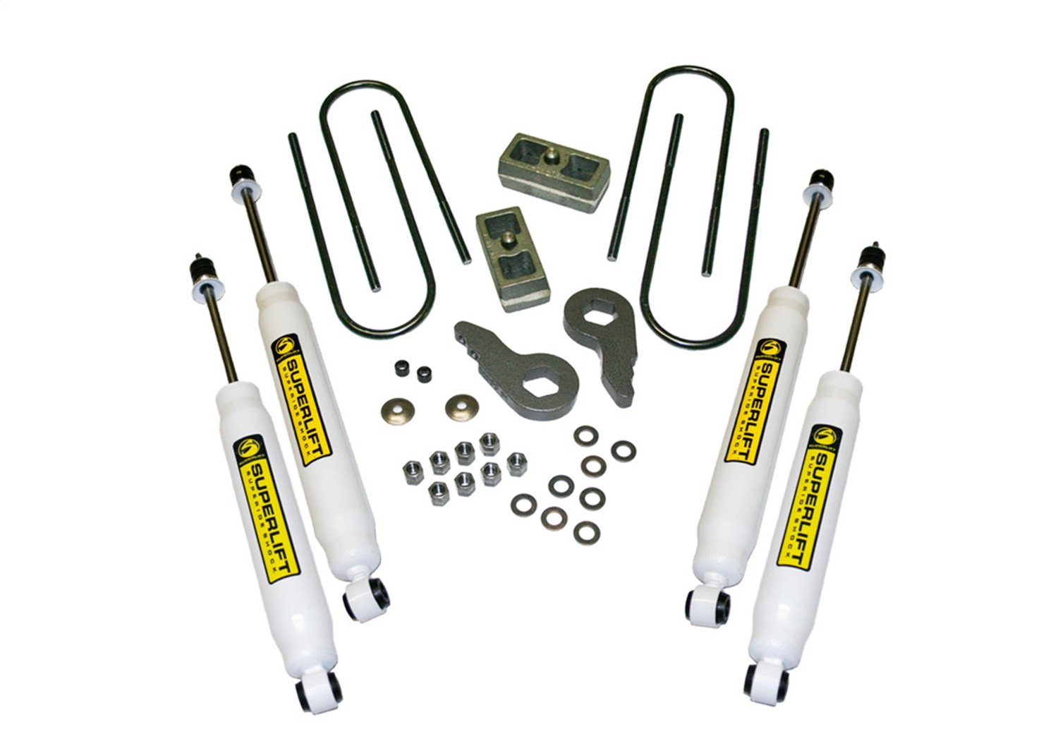 SUPERLIFT SUSPENSION RealTruck 2" Lift Kit for Ford F-150 | Complete Lift Kit with Front & Rear Shadow Series Shocks | K1003 | Fits 1997-2003 Ford F-150