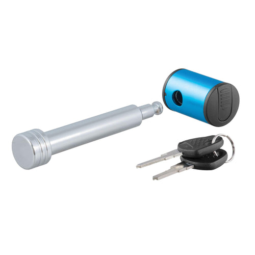 CURT Right-Angle Trailer Hitch Lock, 5/8-Inch Pin Diameter, Fits 2 or 2-1/2-Inch Receiver