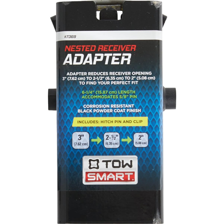 Class III and IV TOWSMART to Class V Receiver Adapter - Fits Up to 3 in. Receivers