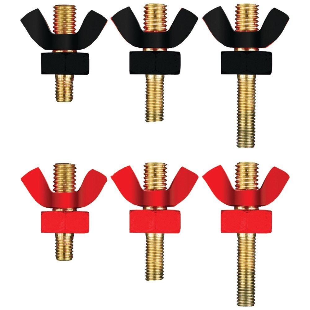 Wing Nut Sets SHURIKEN Positive and Negative - 3 Sets