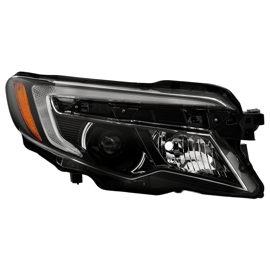 Honda Pilot 2016-2021 / Ridgeline 2017-2020 Spyder (OE) Halogen w/DRL Projector Headlights - OE Black Right