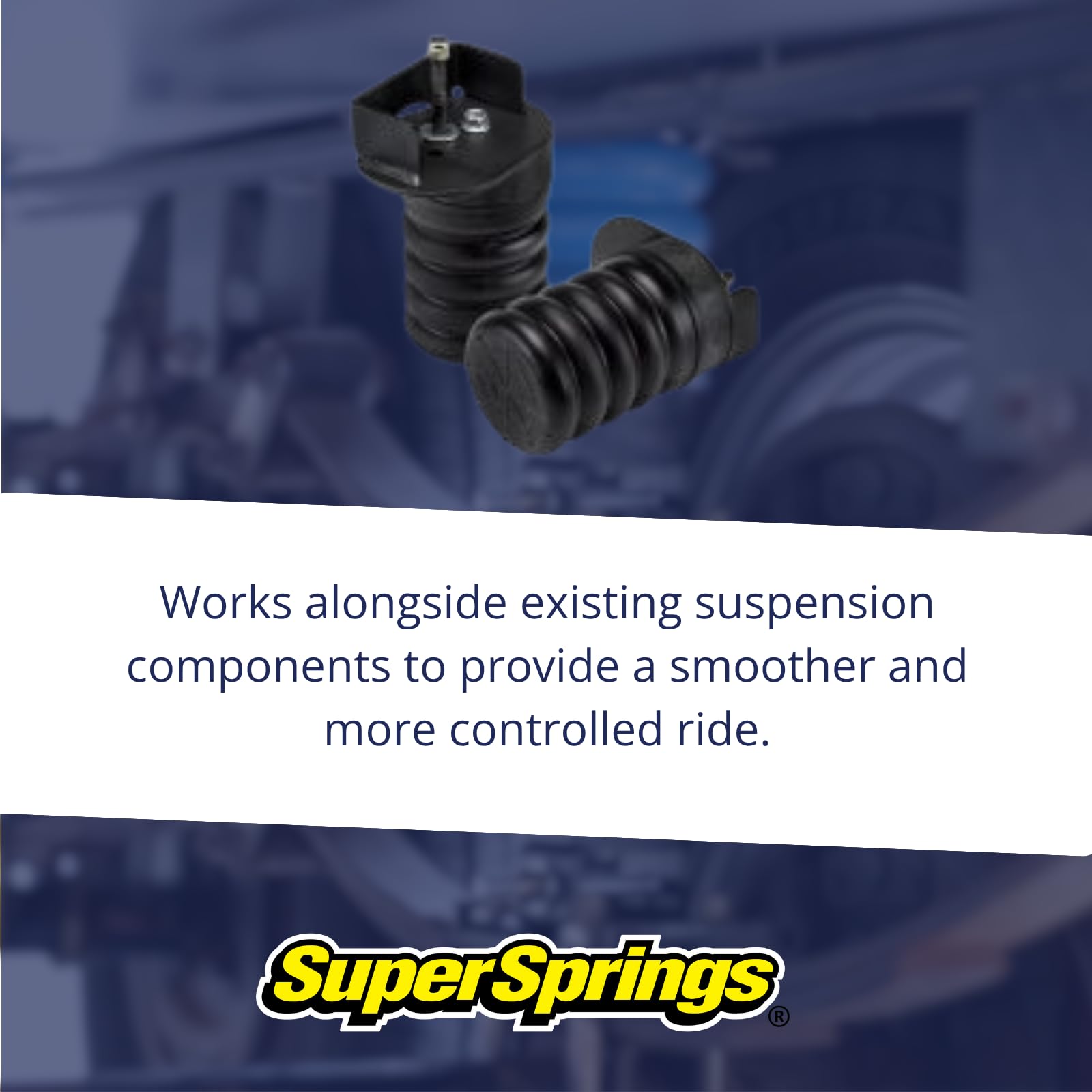 SumoSprings Rear for Ford E-350|E-450, Black | SuperSprings SSR-130-47