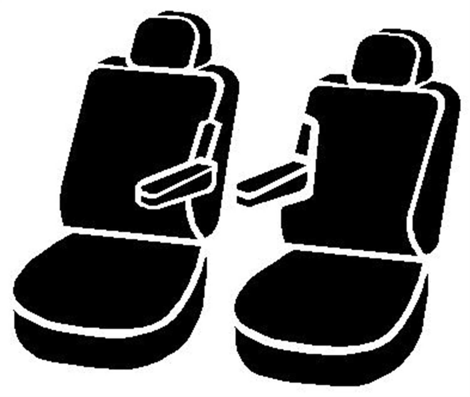 Fia Custom Fit TR49-51 WINE Front Seat Cover Bucket Seats - Saddle Blanket, (Wine)