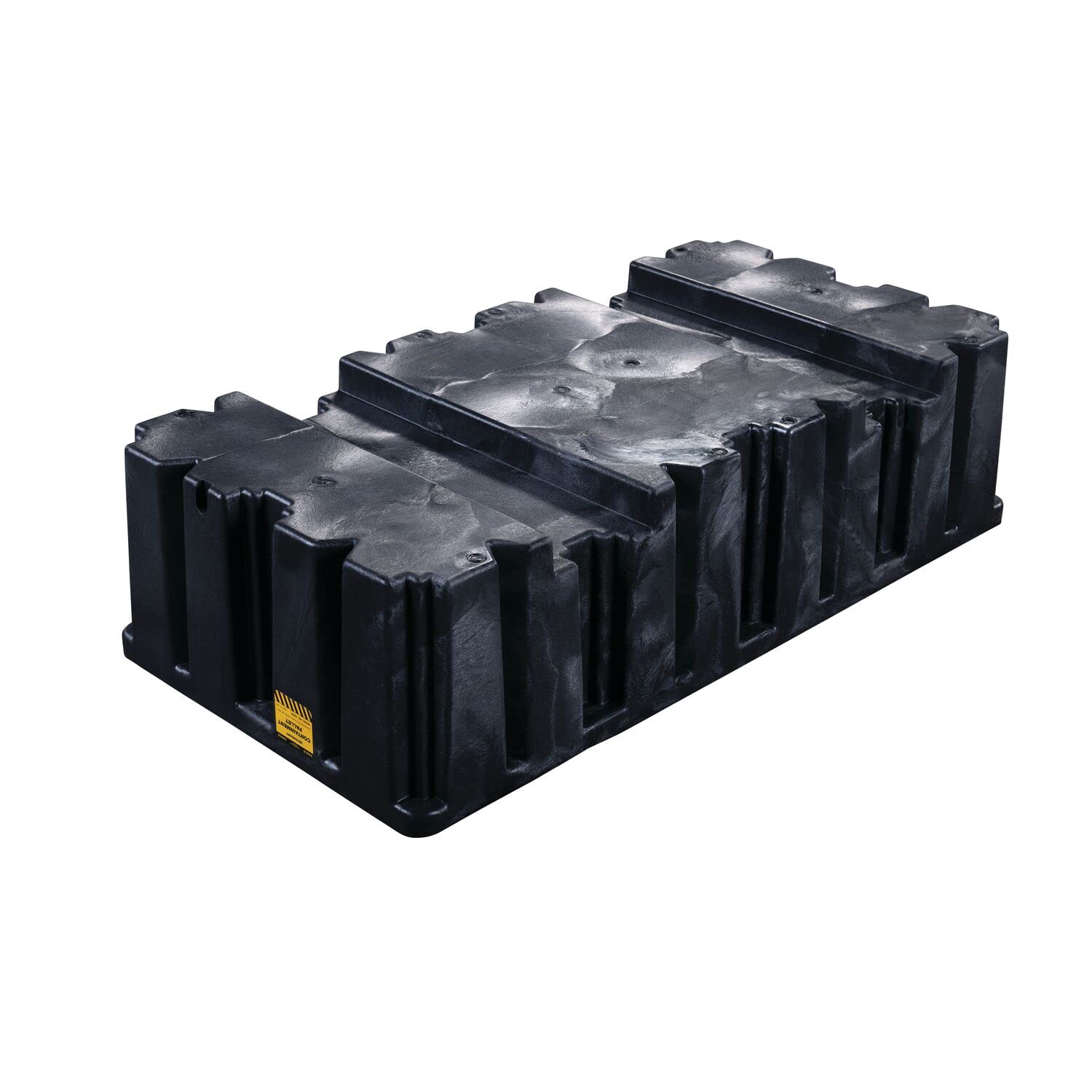2 Eagle Drum Spill Containment Pallet with Forklift Pockets, 51.5"x26.25"x13.75", 66 Gallon Sump, 4,000 lbs. Load Capacity Secondary Containment Pallet, Made in USA, Black, 1620BND