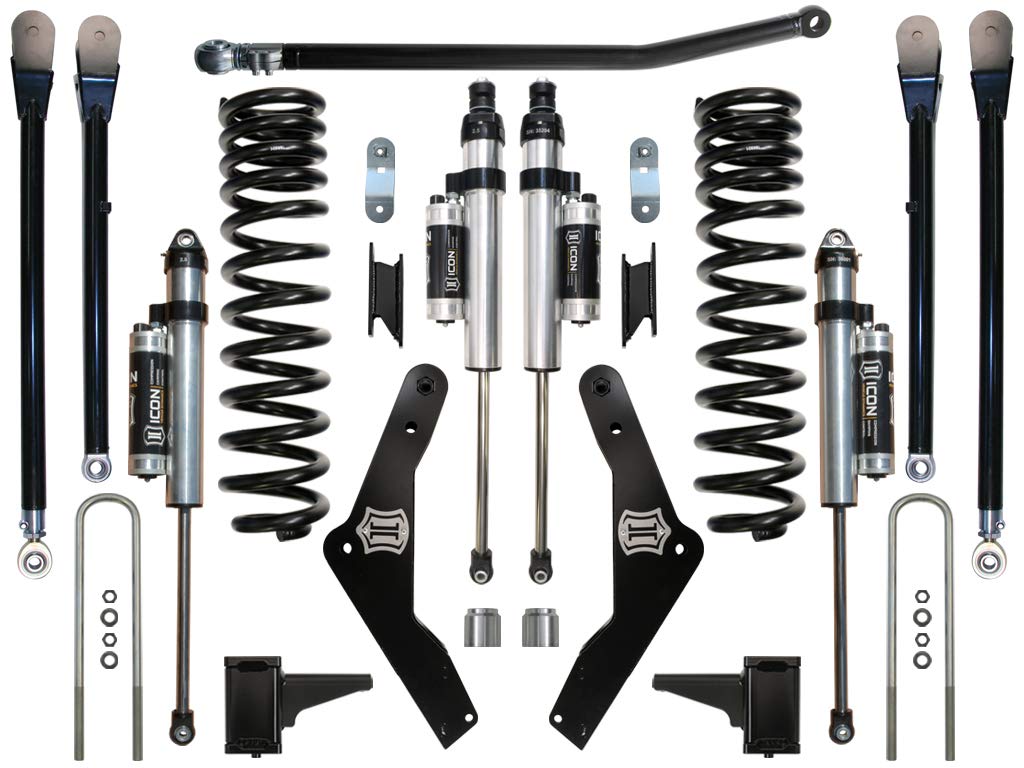 Stage 4 Suspension System, ICON 4.5" Lift, Compatible with 2011-2016 Ford F250/F350, K64563
