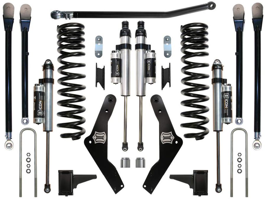 Stage 4 Suspension System, ICON 4.5" Lift, Compatible with 2011-2016 Ford F250/F350, K64563