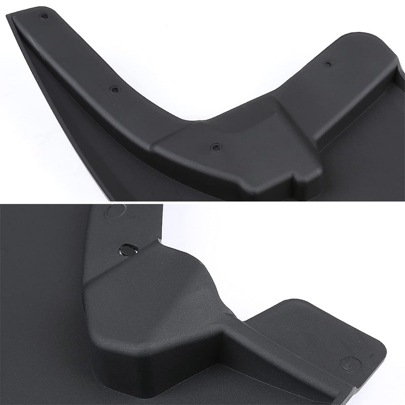 4PC Spec-D Tuning Mud Flaps Splash Guard w/o Wheel Lip Set Front + Rear Compatible with Dodge Ram 2009-2018
