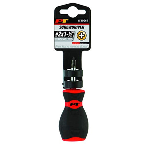 Stubby Performance Tool W30967 Screwdriver, 2 x 1-1/2