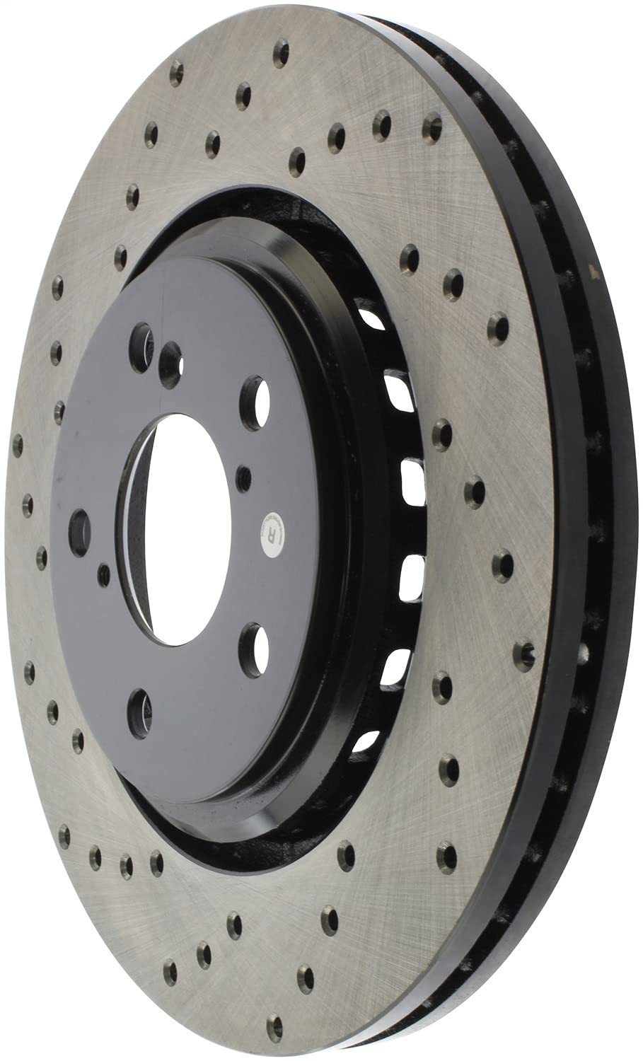 Sport StopTech 128.40092R Cross Drilled Brake Rotor (Front Right), 1 Pack