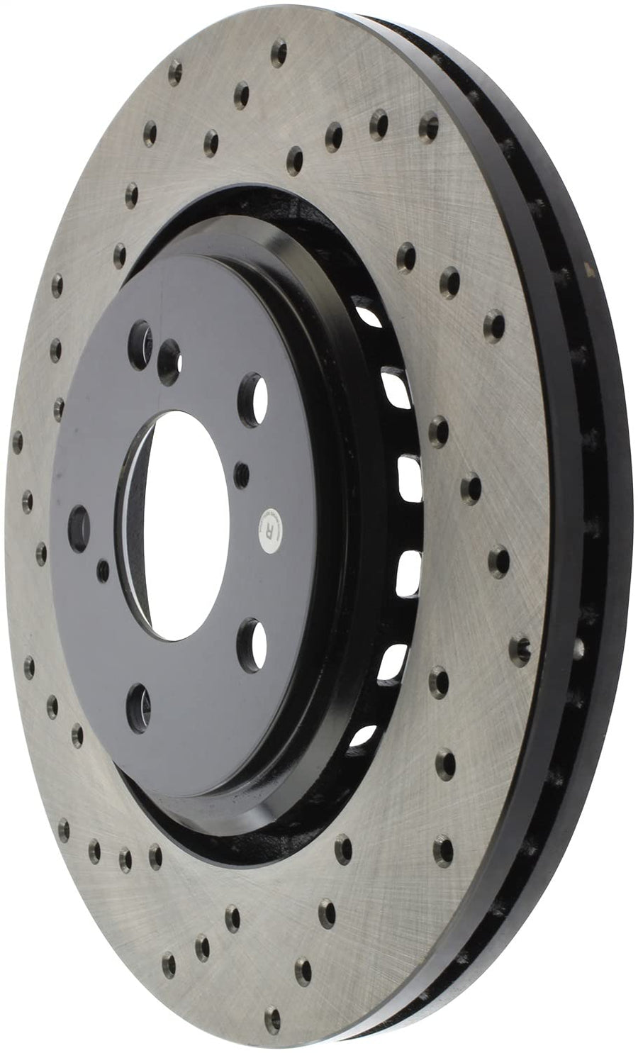 Sport StopTech 128.40092R Cross Drilled Brake Rotor (Front Right), 1 Pack