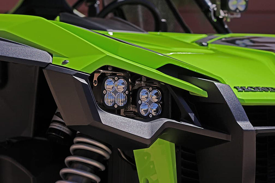 Baja Designs Pro Squadron LED Headlight Kit for Honda Talon 2019-21 UTV (Multi-Pattern; Clear)