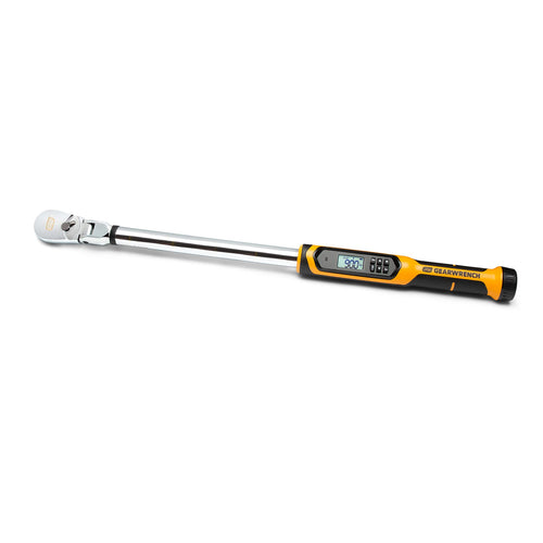 Flex Head GEARWRENCH 1/2" Electronic Torque Wrench with Angle 25-250 ft/lbs. - 85079