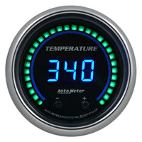 Fluid Temperature AutoMeter 6754-CB Gauge, 2 1/16", Two Channel, Selectable, Cobalt Elite Digital