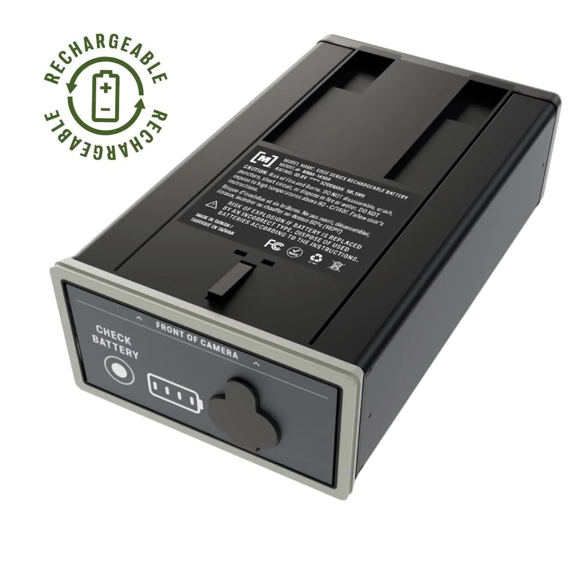 Moultrie Lithium-Ion Rechargeable Battery for Edge Series Cellular Trail Cameras - Sustainable Power, Extended Runtime, Weatherproof