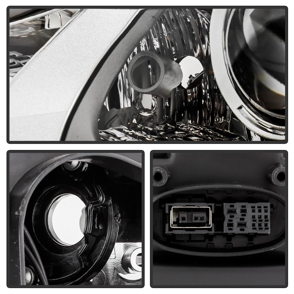 Porsche Cayenne 11-14 Spyder (POE) HID w/AFS Non-LED DRL Projector Headlights - OE Grey Left