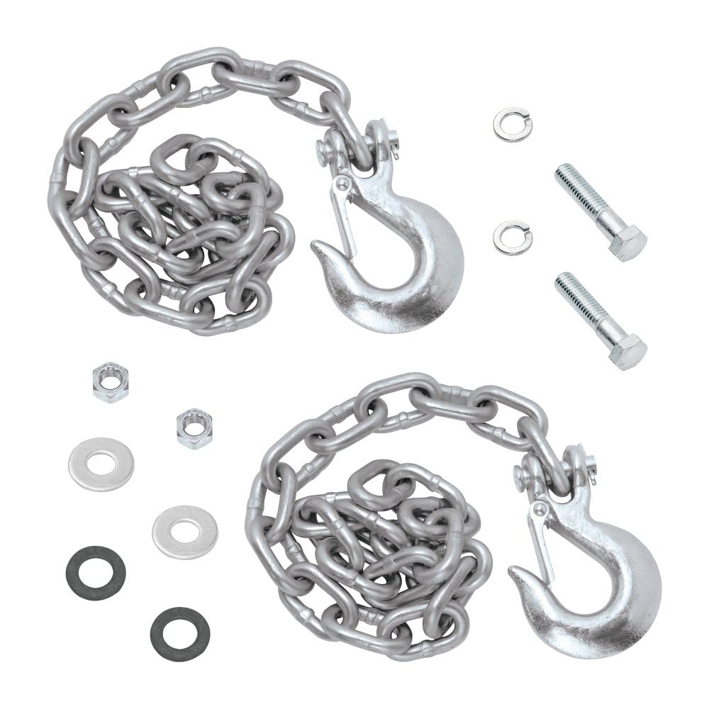 Goose Box Reese Towpower 49151 Fifth Wheel Trailer Safety Chains, 20,000 lbs. Capacity
