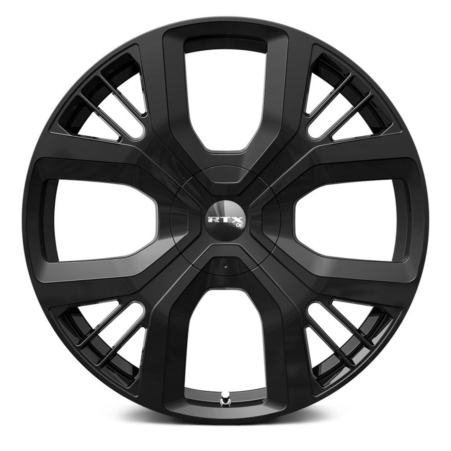 PS-01 RTX Custom Wheel - 20x8, 45 Offset, 5x108 Bolt Pattern, 63.4mm Hub - Gloss Black Rim