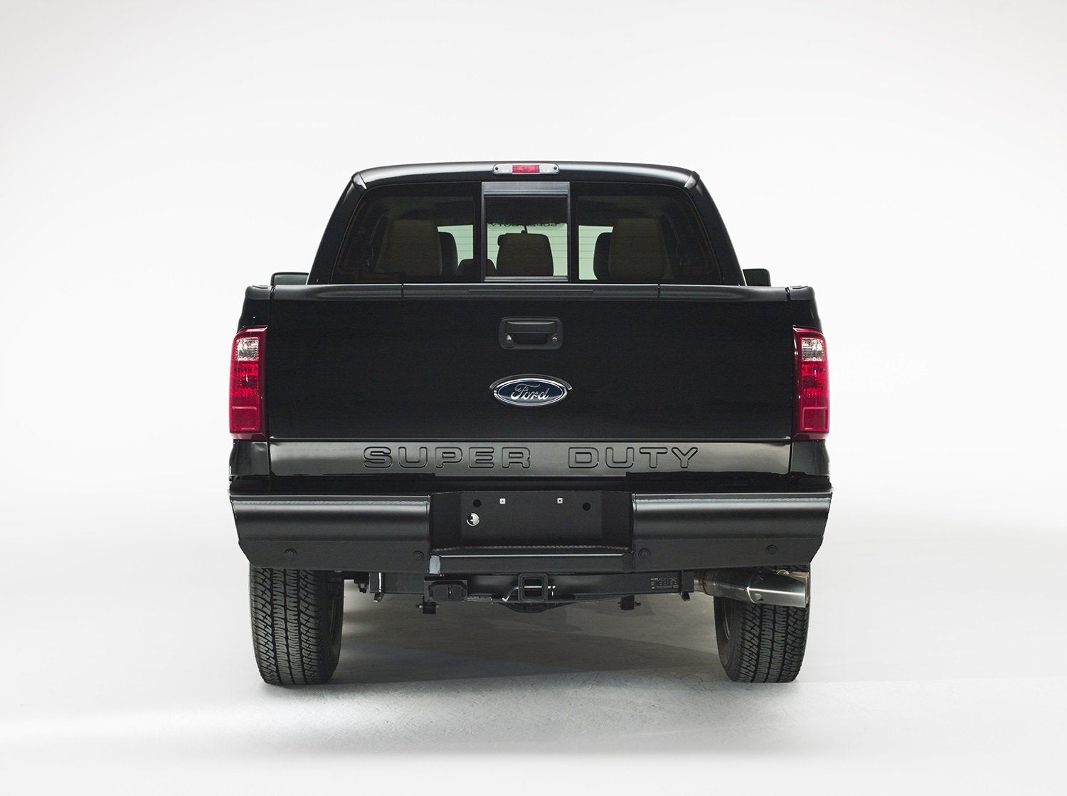 Elite Rear Bumper Fab Fours FS08-U1350-1 2 Stage Black Powder Coated