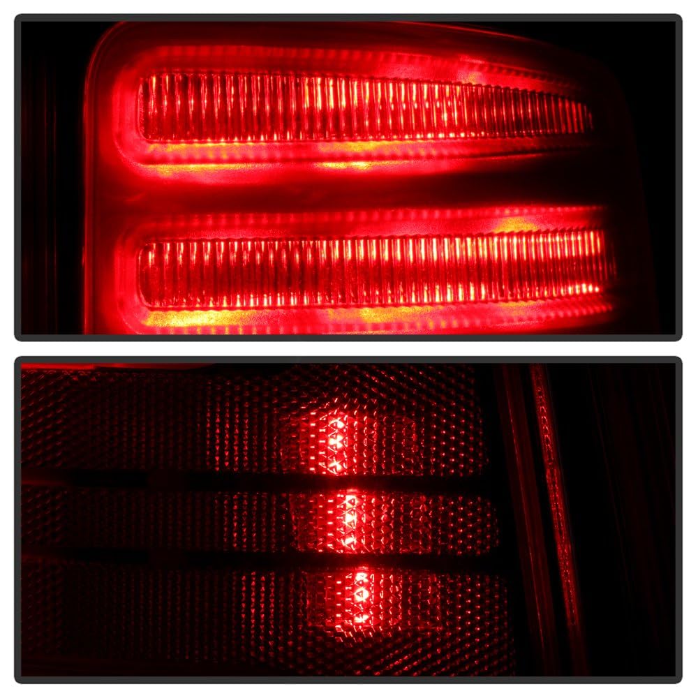 Dodge Ram 1500~3500 Spyder (POE) Preminum 13-18 LED Red Housing Clear Len Tail Light - Reverse-T20(Included) - OE Right