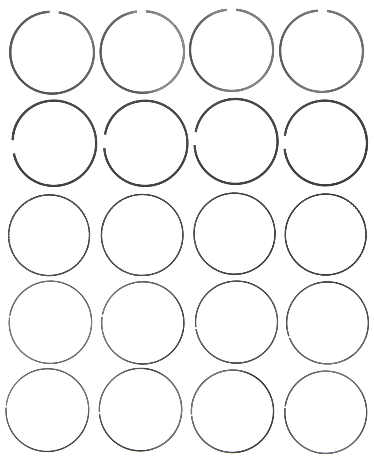 Engine MAHLE Piston Ring Set 42285CP
