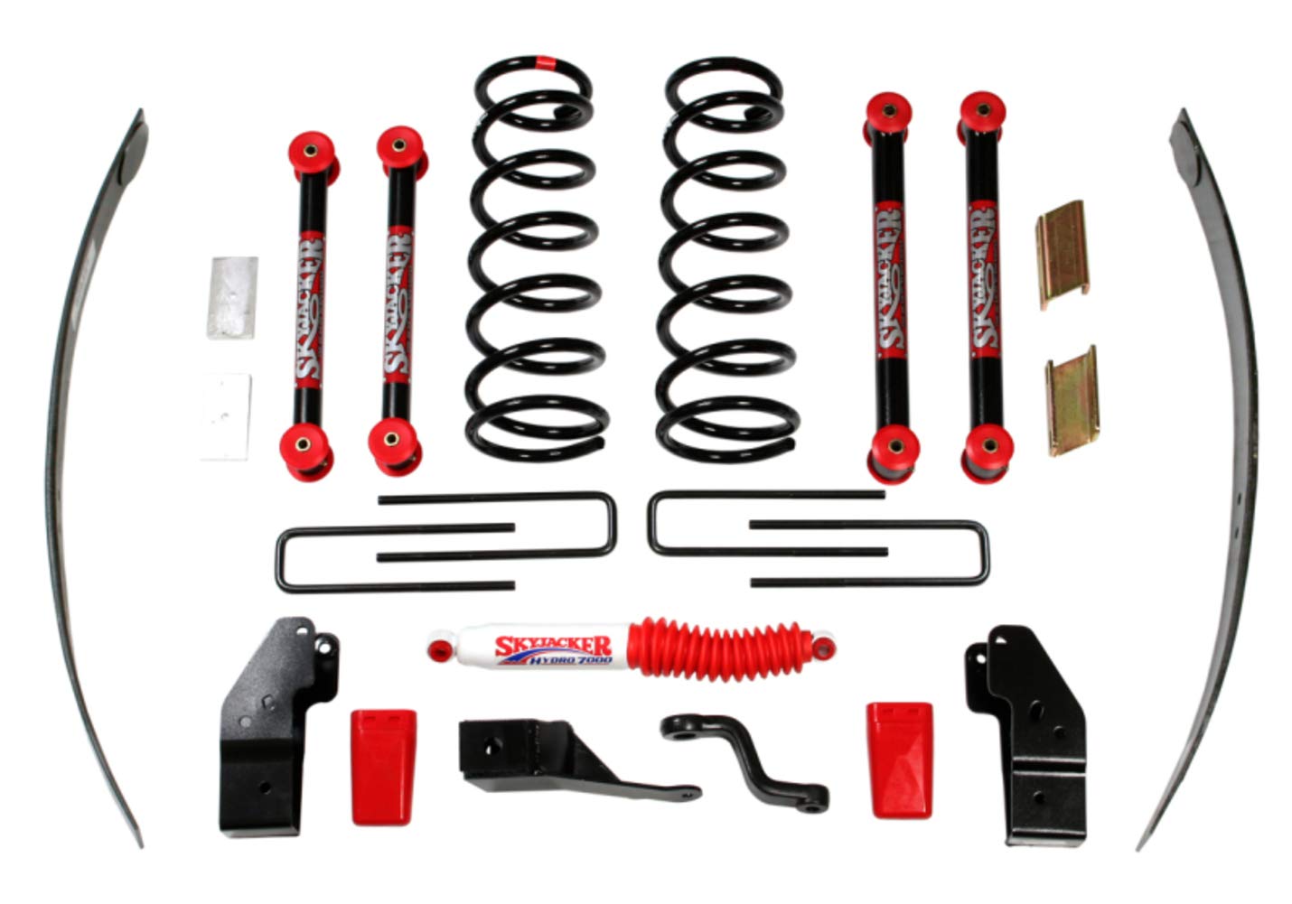 Skyjacker Lift Components D501K - Skyjacker 4WD Suspension Lift Kits Suspension Lift - 4WD - 5.0 in. Front - 5.0 in. Rear - Compatible with - Ram 1500-2500 Pickup - Kit