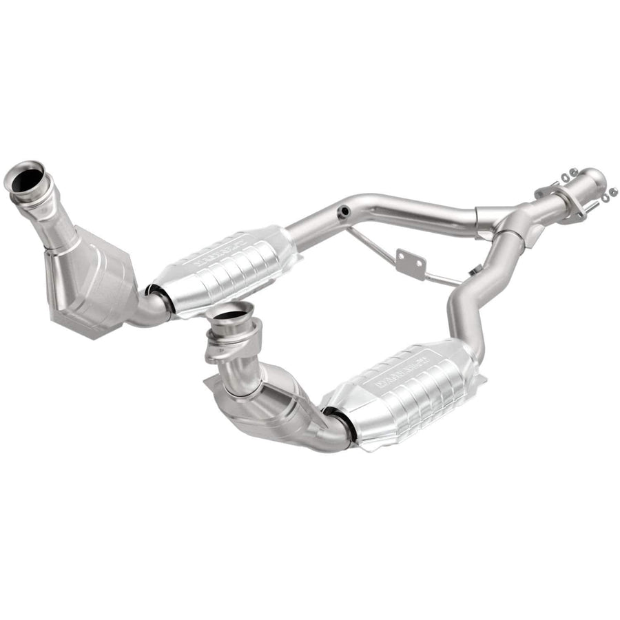 Catalytic Converter MagnaFlow 93344: HM Grade, Direct-Fit, Compatible with 1996-1998 Ford Mustang (Federal/EPA Compliant)