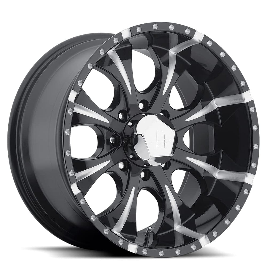 Helo HE791 6X5.5 17X9 G-BLK MILL 18MM - HE7917960918